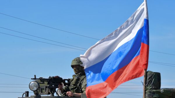 Блокпост ВС РФ в Харьковской области - Sputnik Беларусь