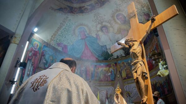  Церковь Святого Семейства в городе Газа - Sputnik Беларусь