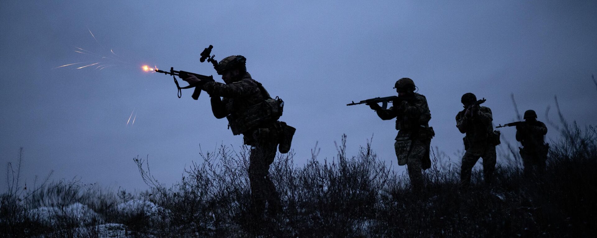 Боевое слаживание военнослужащих спецназа Ахмат - Sputnik Беларусь, 1920, 27.12.2025