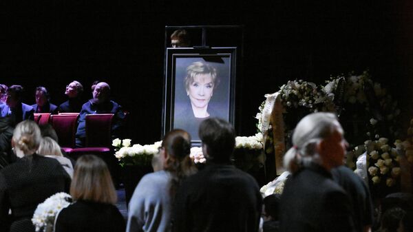 Развітанне з народнай артысткай Расіі Алентавай – фота - Sputnik Беларусь