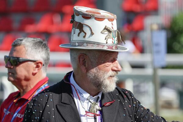 Педро Цебулка (живая легенда мирового конного спорта, который вот уже более 40 лет является организатором крупнейших конных соревнований)  - Sputnik Беларусь