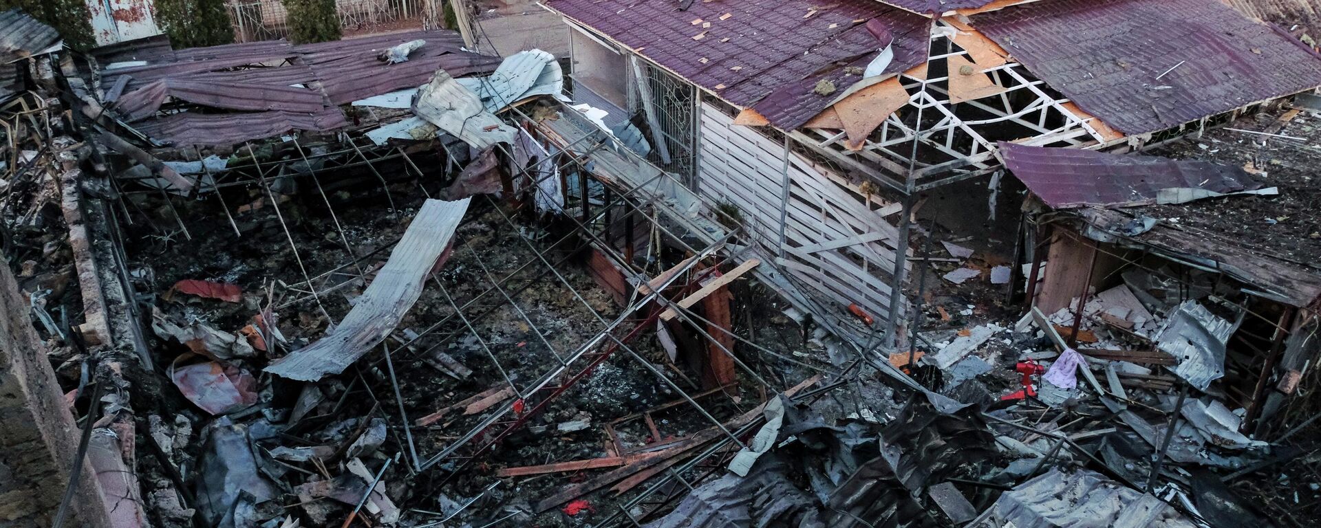 Наступствы атакі БПЛА УСУ на пасёлак Хорлы ў Херсонскай вобласці - Sputnik Беларусь, 1920, 15.01.2026