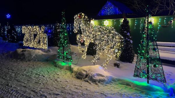 Новогодняя инсталляция  - Sputnik Беларусь