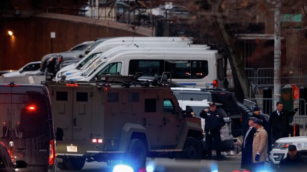 Машыны ля федэральнага суда Нью-Ёрка - Sputnik Беларусь