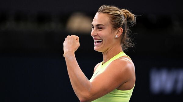 Беларуская тэнісістка Арына Сабаленка пасля перамогі ў Брысбене - Sputnik Беларусь