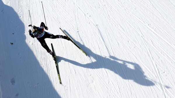 Биатлонные соревнования в словенской Поклюке - Sputnik Беларусь