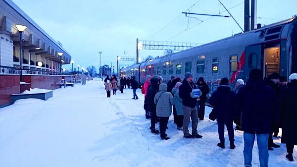 Поезд Белорусский вояж  - Sputnik Беларусь