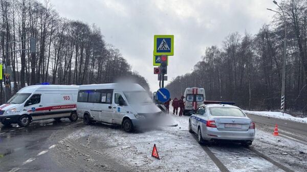 На месте ДТП - Sputnik Беларусь
