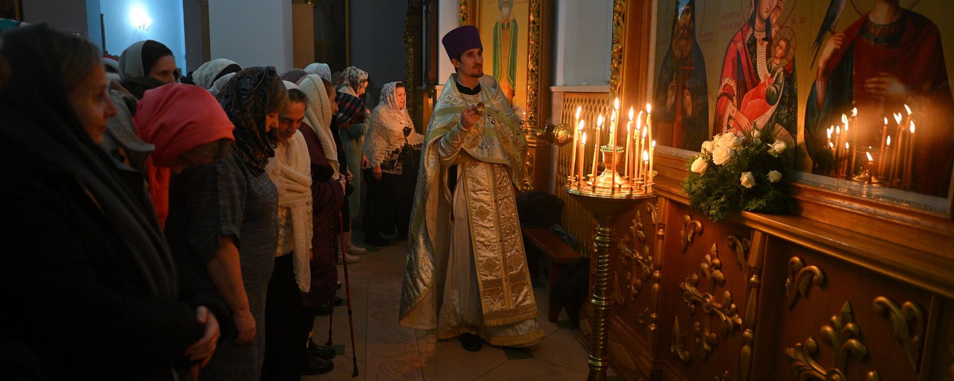 Светлае свята Раства ў храме пад Мінскам – фота - Sputnik Беларусь, 1920, 07.01.2026