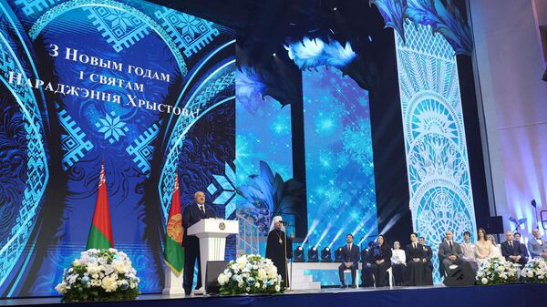 Президент Беларуси Александр Лукашенко на вручении премии За духовное возрождение - Sputnik Беларусь