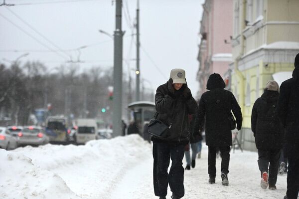 Снегопад в Гомеле - Sputnik Беларусь