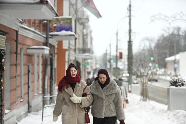 Снегопад в Гомеле - Sputnik Беларусь