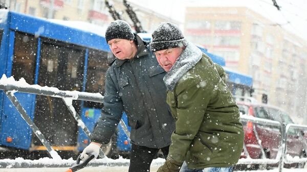 Снегопад в Гомеле - Sputnik Беларусь