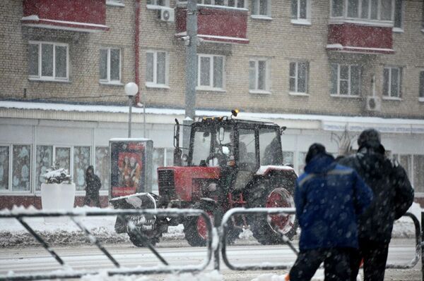 Снегопад в Гомеле - Sputnik Беларусь