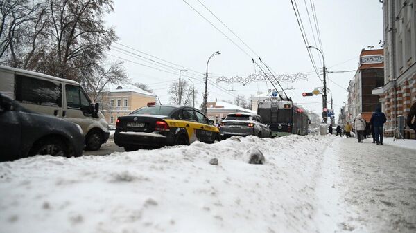 Снегопад в Гомеле - Sputnik Беларусь
