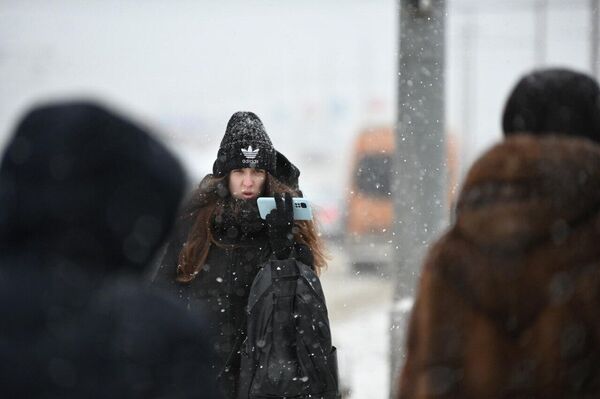 Снегопад в Гомеле - Sputnik Беларусь