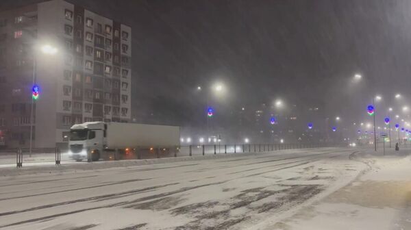 Снегопад в Минске - Sputnik Беларусь