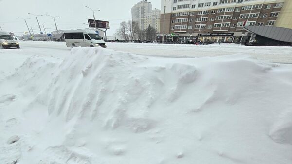 Снег на вуліцах Мінска - Sputnik Беларусь