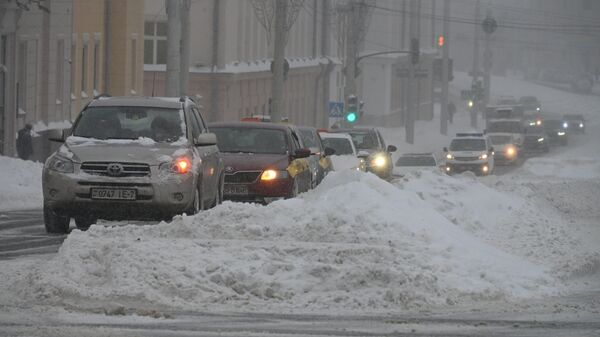 Снег в Минске - Sputnik Беларусь