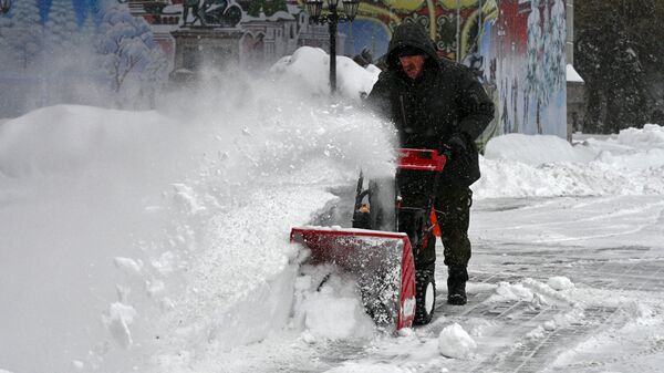 Снег в Мінску - Sputnik Беларусь