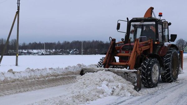 Уборка снега на Гомельщине - Sputnik Беларусь
