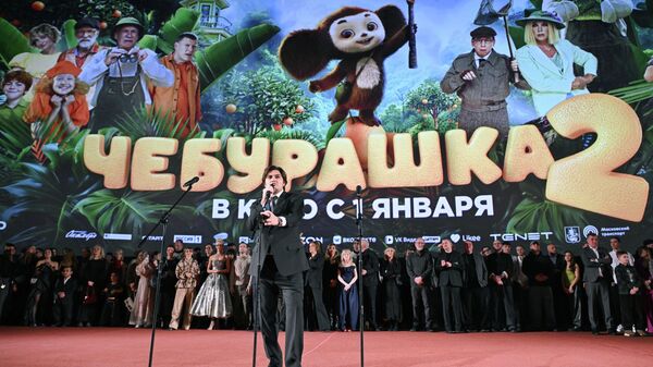 Продюсер Эдуард Илоянм на премьере фильма Чебурашка 2 в Москве - Sputnik Беларусь