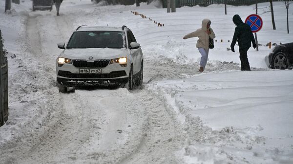 Снег в Минске - Sputnik Беларусь