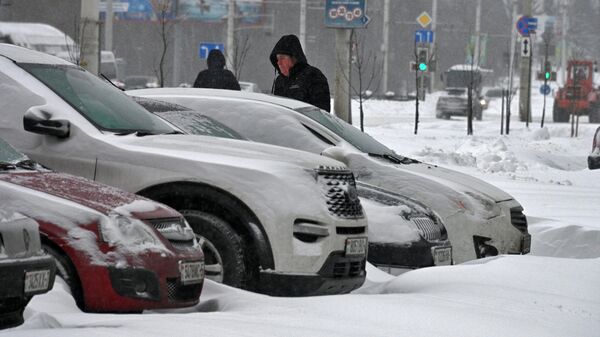 Снег в Минске - Sputnik Беларусь