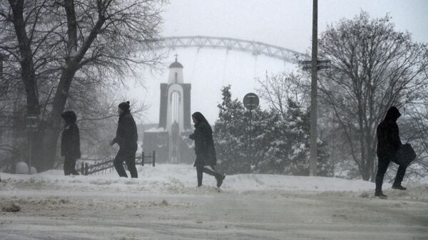 Снег в Минске - Sputnik Беларусь