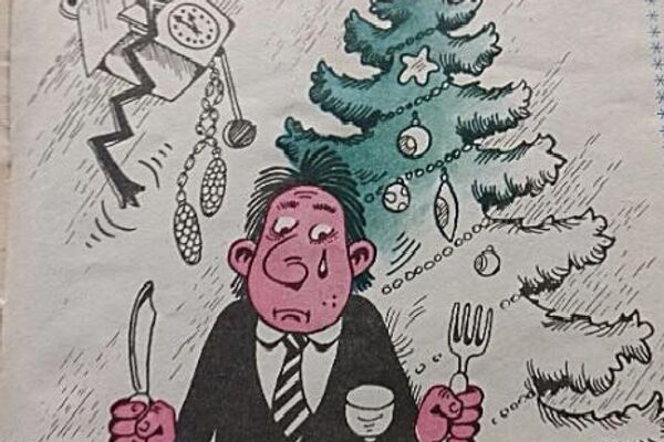 Карикатура в журнале Вожык №24 1990 года - Sputnik Беларусь