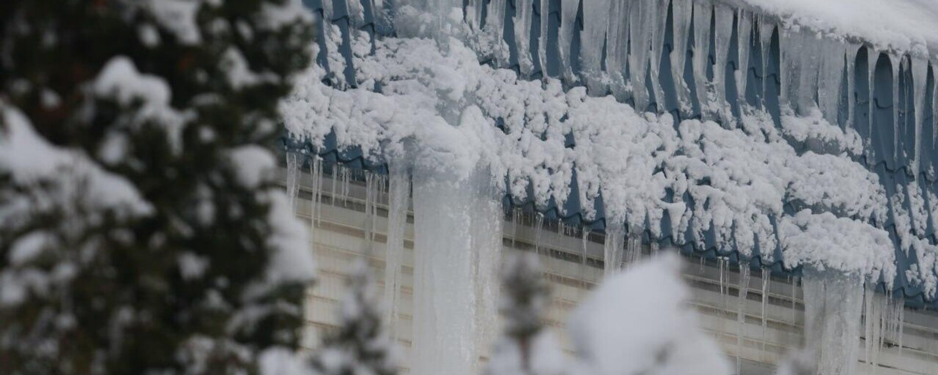 Сосульки на крыше зимой - Sputnik Беларусь, 1920, 13.01.2026