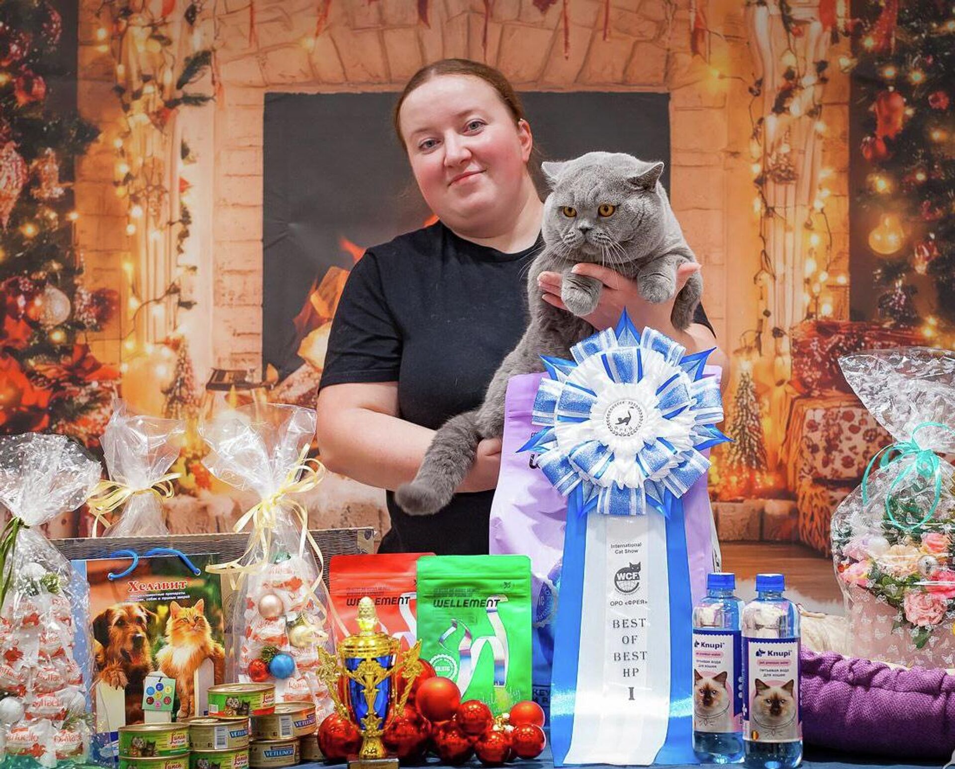 Ольга Петрушанко со своим титулованным питомцем - Sputnik Беларусь, 1920, 14.01.2026