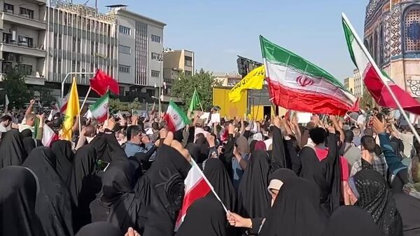 Акция протеста в Тегеране - Sputnik Беларусь