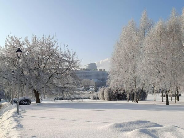 Морозный январь 2026 года в Минске - Sputnik Беларусь