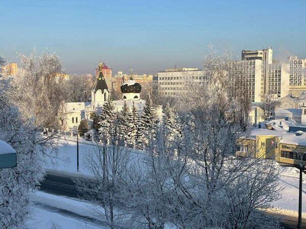 Морозный январь 2026 года в Минске - Sputnik Беларусь