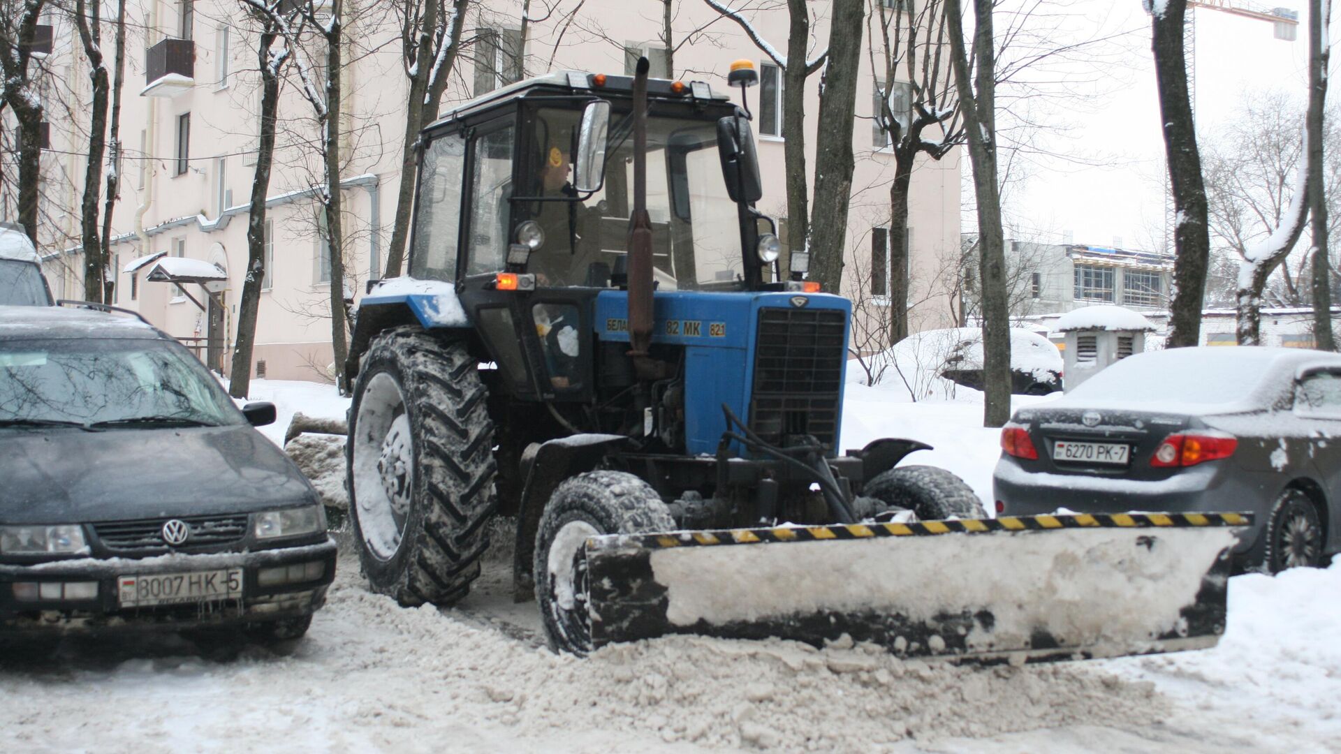 Уборка снега в Минске