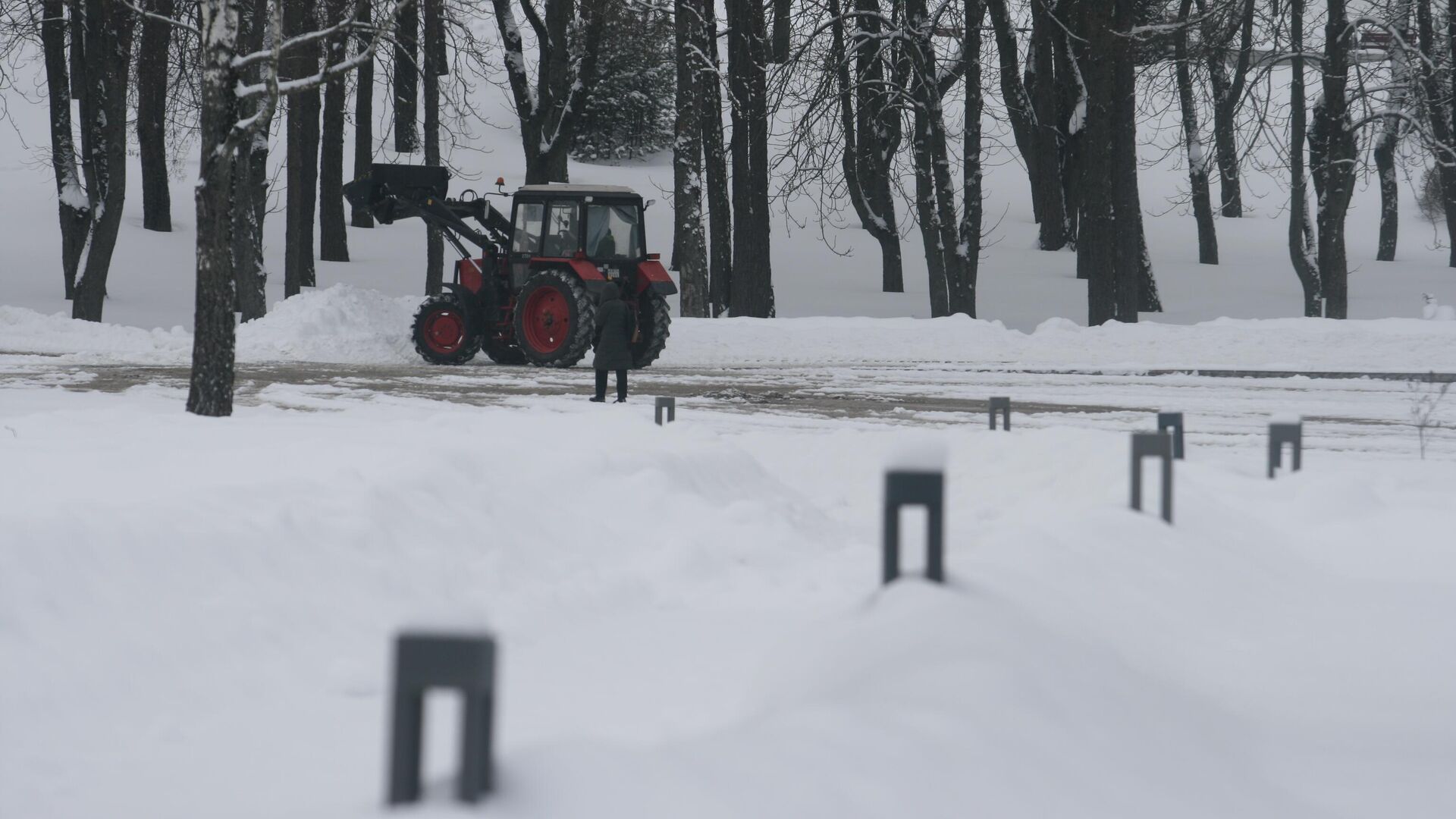 Уборка снега в Минске