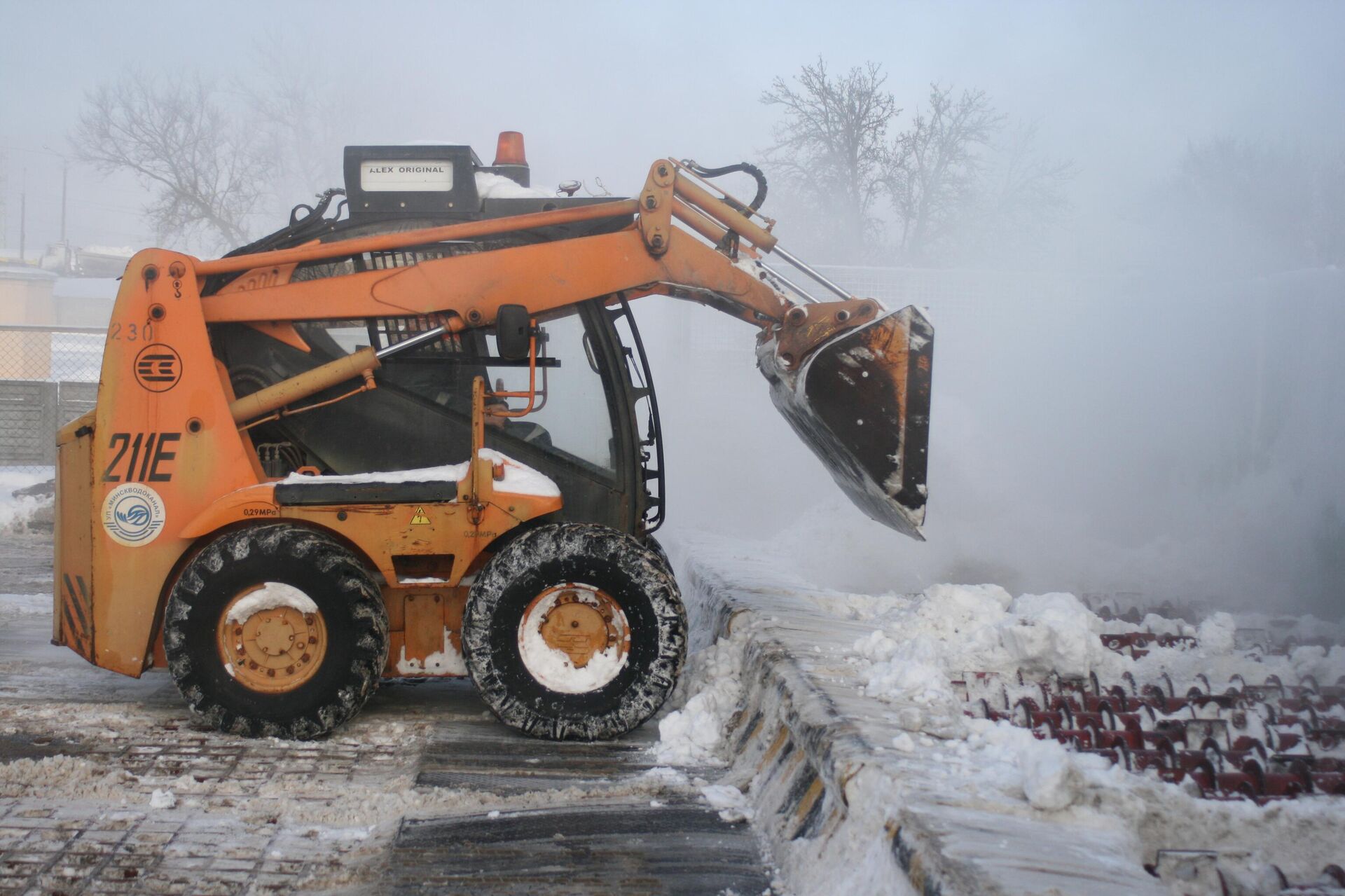 Снегоплавильный пункт - Sputnik Беларусь, 1920, 15.01.2026