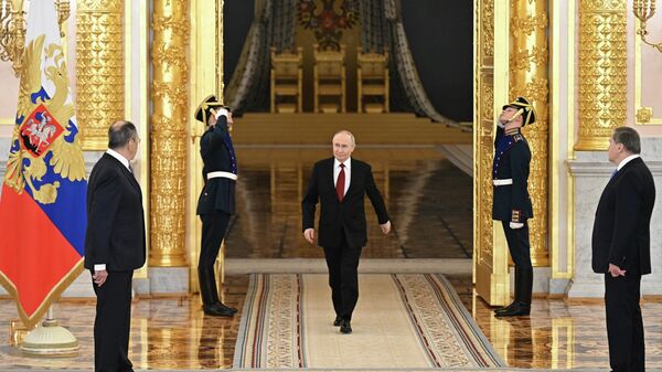 Президент Владимир Путин принял верительные грамоты у вновь прибывших послов иностранных государств - Sputnik Беларусь