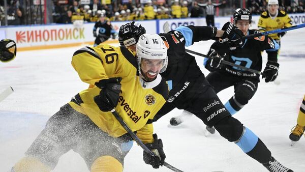 Матч КХЛ между ХК Динамо-Минск и ХК Северсталь  - Sputnik Беларусь