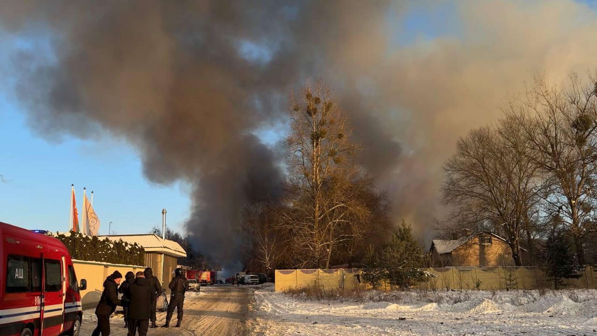 Склад пиротехники горел в Бресте
