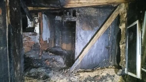 Последствия пожара в частном доме в Славгороде - Sputnik Беларусь