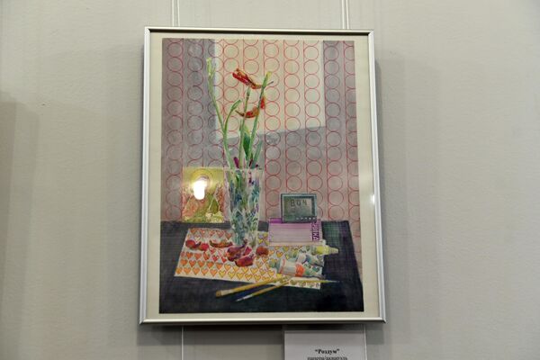 Картины Валерия Ляшкевича, написанные в 2024 году, представлены на персональной выставке в галерее Г.Х. Ващенко - Sputnik Беларусь