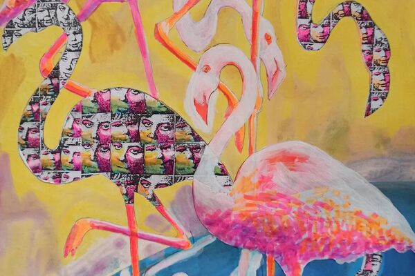 Свежие работы художника отличаются от его раннего периода творчества. Они стали ярче, красочнее. Автор сегодня работает в смешанной технике, используя акриловые и акварельные краски, добавляя штрихи авторучкой - Sputnik Беларусь