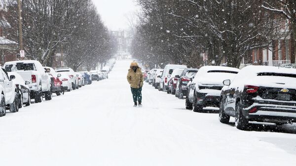 Зимний шторм в центральной и восточной частях США. - Sputnik Беларусь