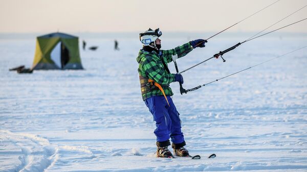 Зімовы адпачынак на Фінскім заліве ў Пецярбургу – фота - Sputnik Беларусь
