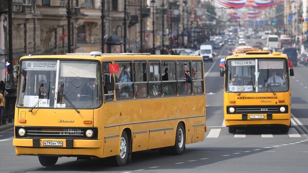 Петербургский международный парад ретро-транспорта - Sputnik Беларусь