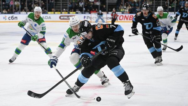 Матч между ХК Динамо-Минск и ХК Салават Юлаев - Sputnik Беларусь