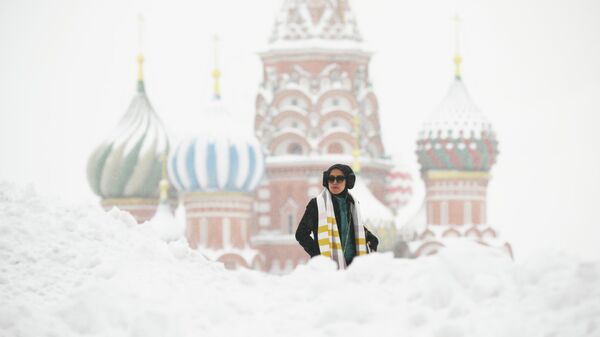 Снег в Москве - Sputnik Беларусь