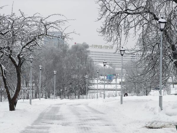 Снег в Минске - Sputnik Беларусь